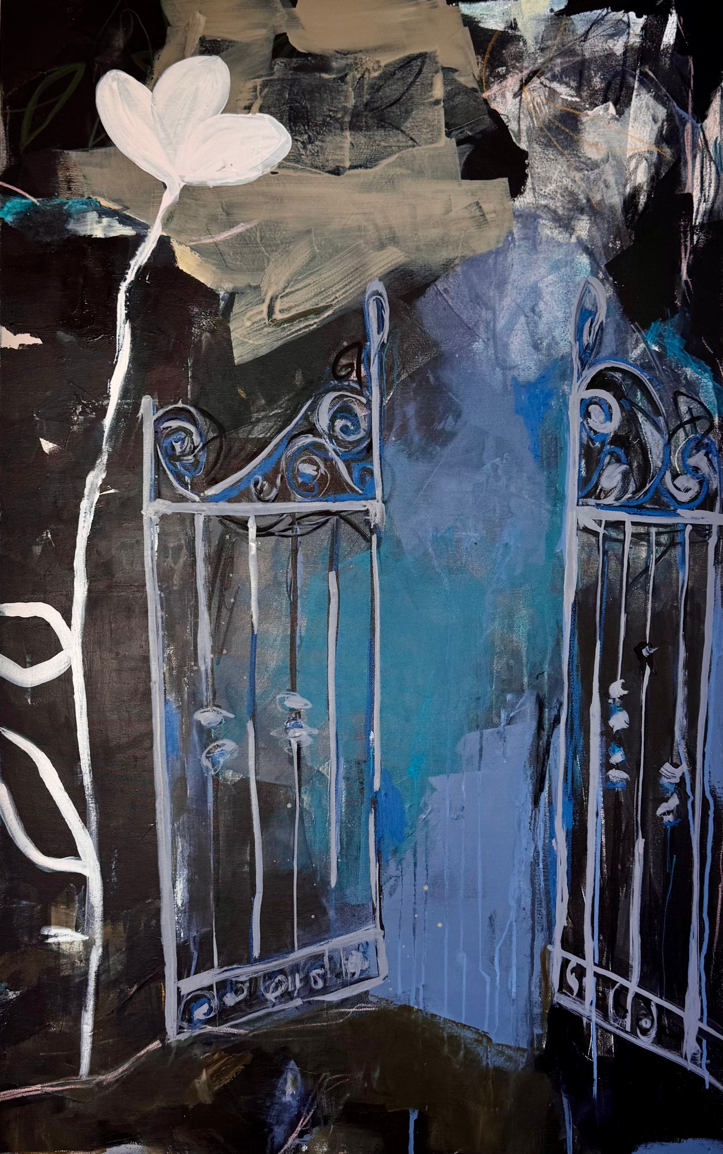 Contemporary abstract artwork inspired by transition and inner transformation