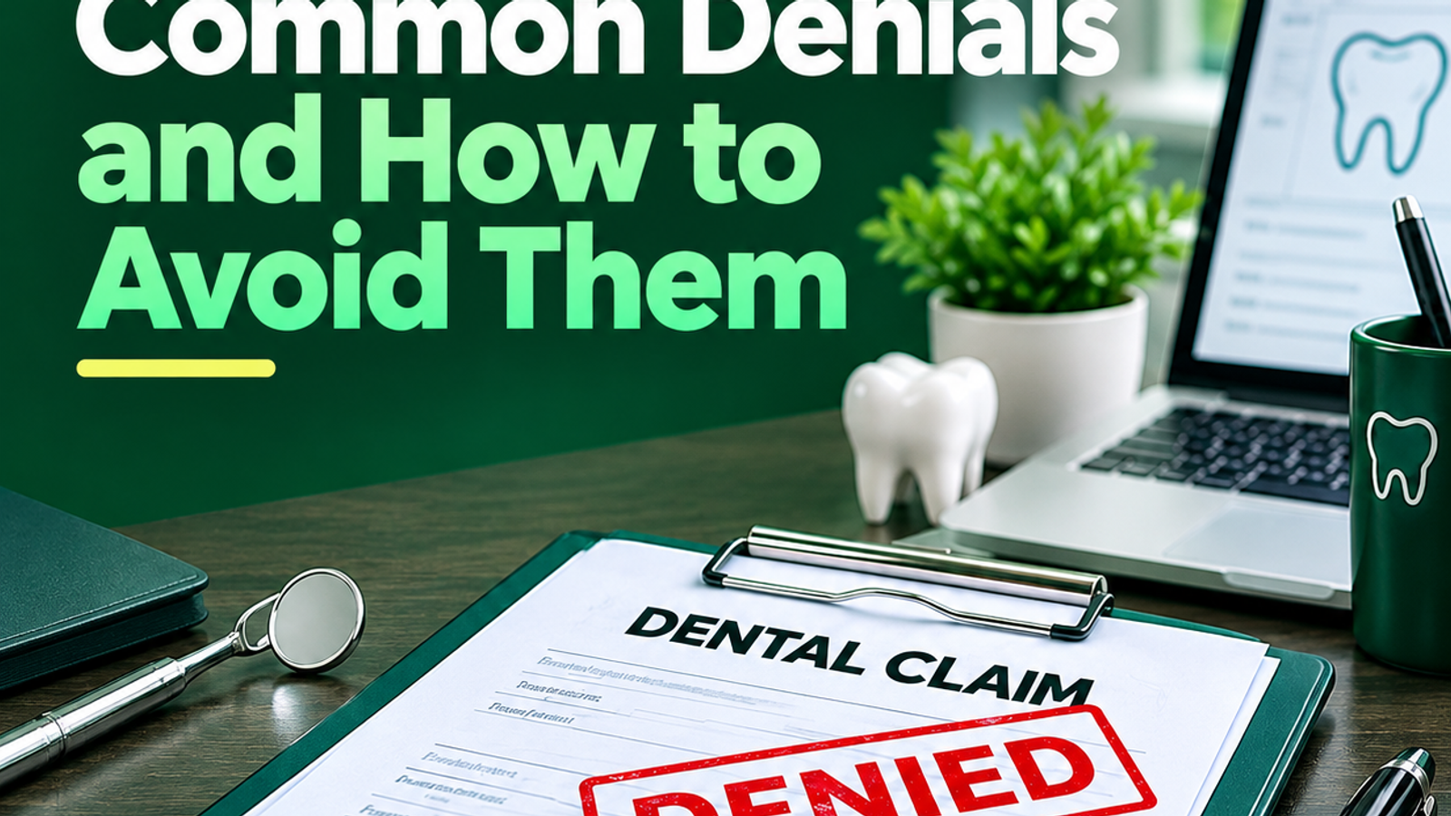 Dental Billing 101: Common Denials and How to Avoid Them