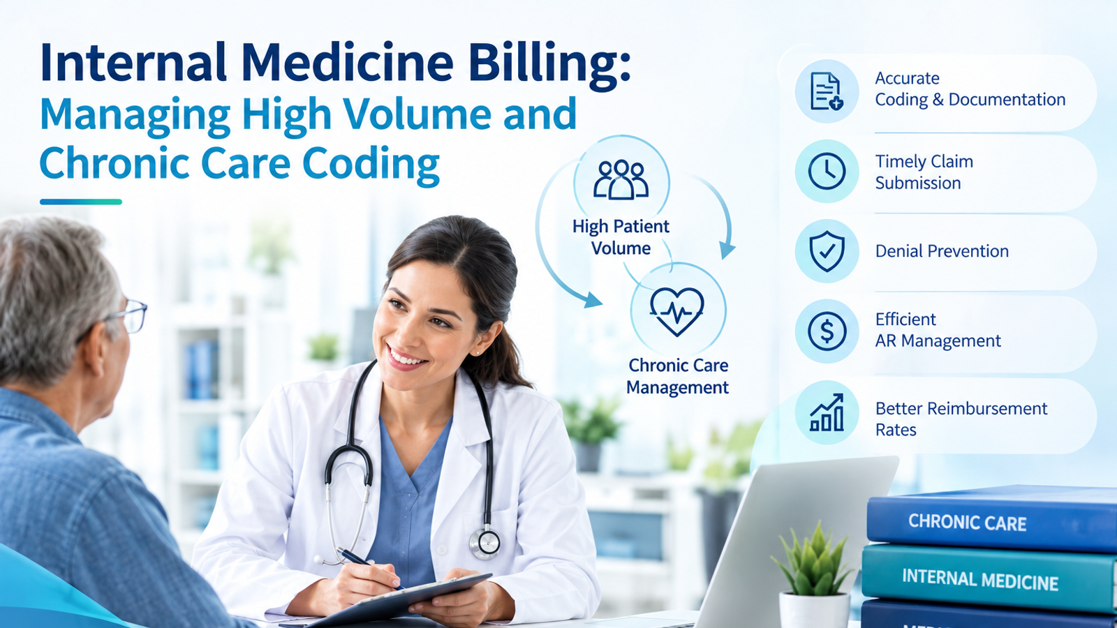 Internal Medicine Billing: Managing High Volume and Chronic Care Coding