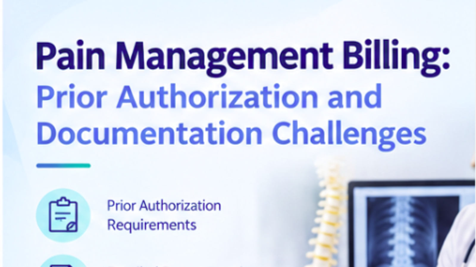 Pain Management Billing: Prior Authorization and Documentation Challenges