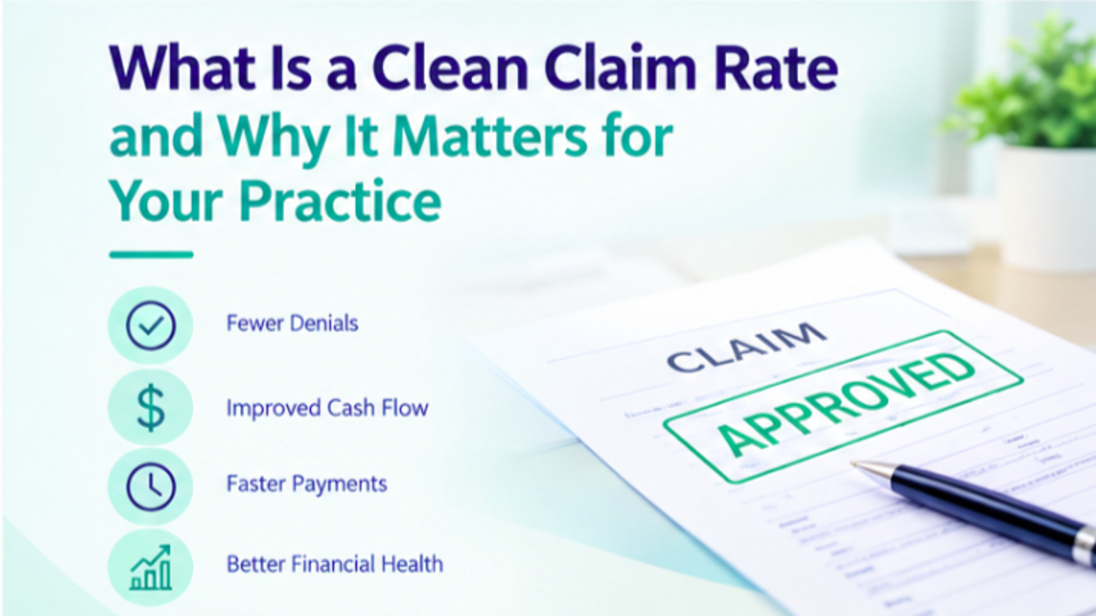 What Is a Clean Claim Rate and Why It Matters for Your Practice