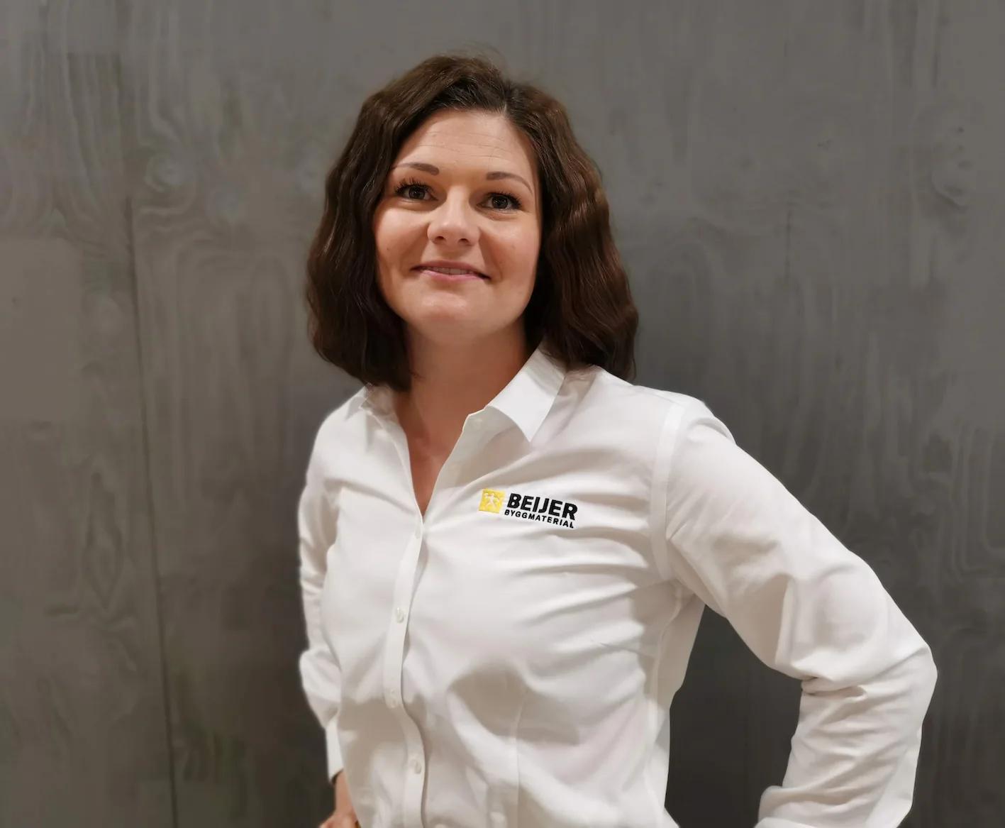 Alexandra Rosenqvist, Head of Environment and Sustainability at Beijer Byggmaterial