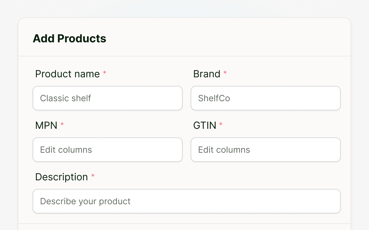 Send structured data requests