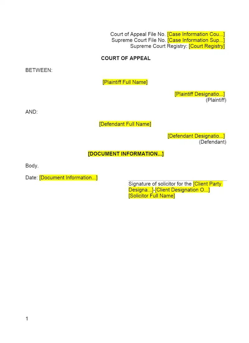 Court of Appeals