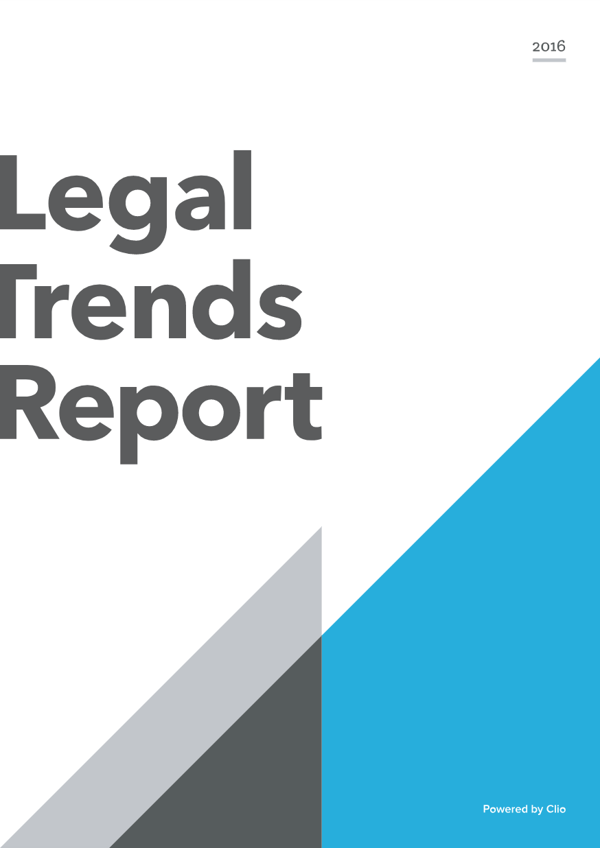 2016 Legal Trends Report cover