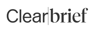 Clear brief logo