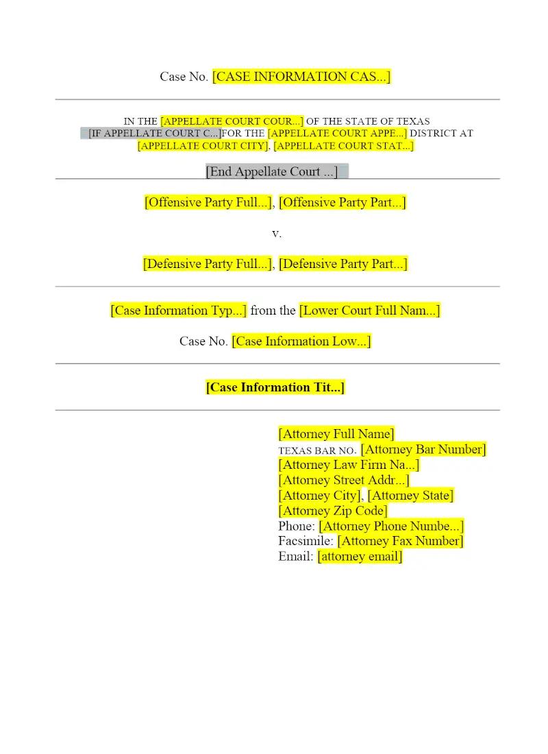 Appellate Brief