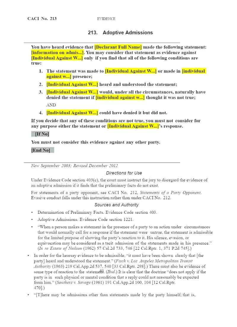Adoptive Admissions