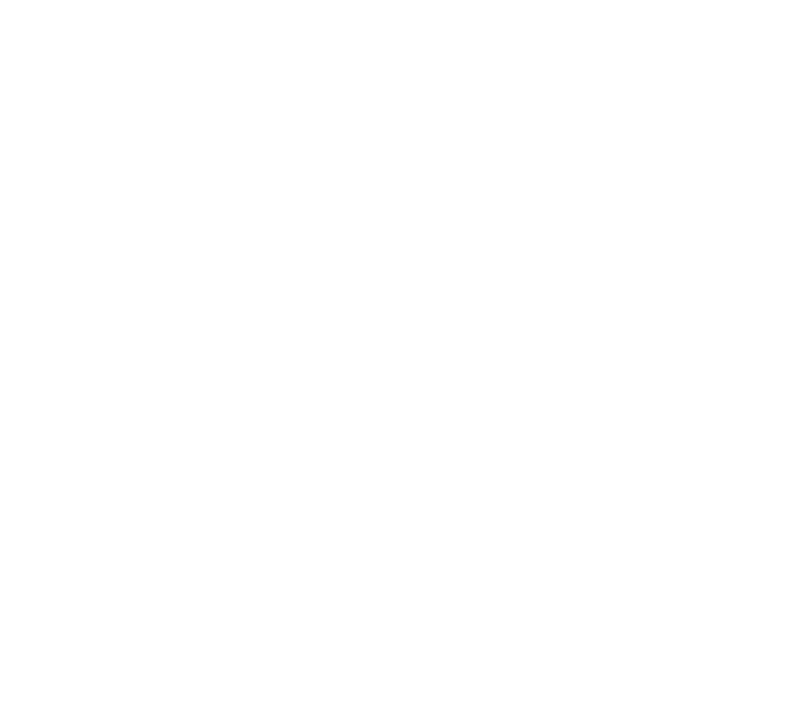 White geometric pattern of two overlapping circles, with a horizontal line connecting a white dot at each circle's center.