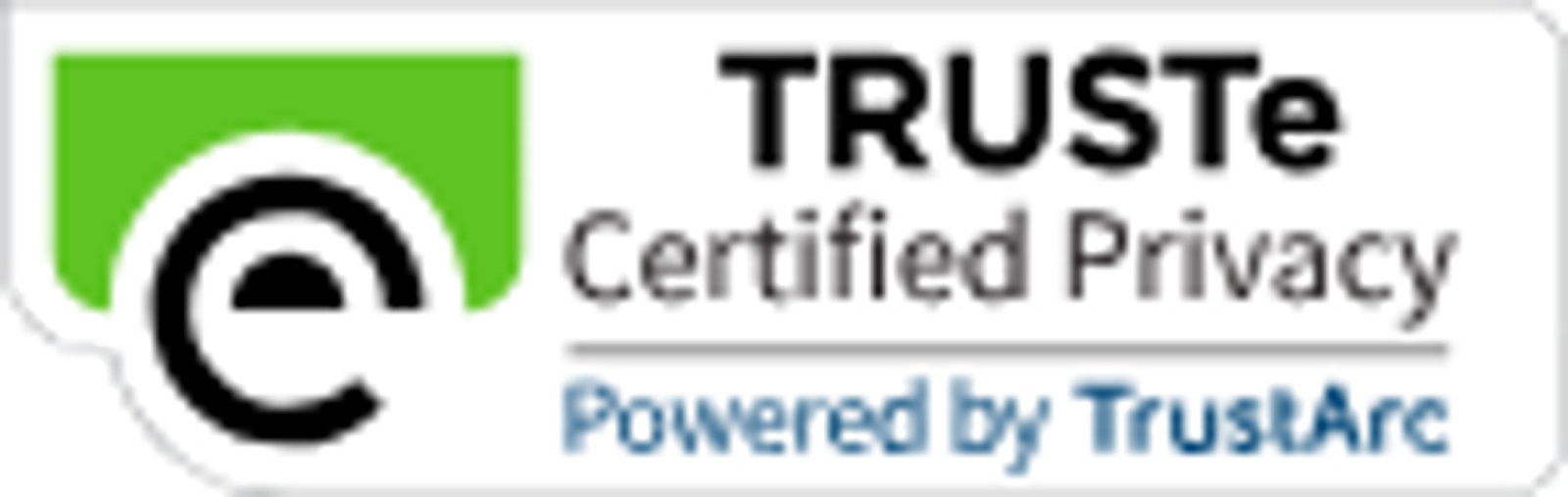 TRUSTe Certified Privacy logo, powered by TrustArc.