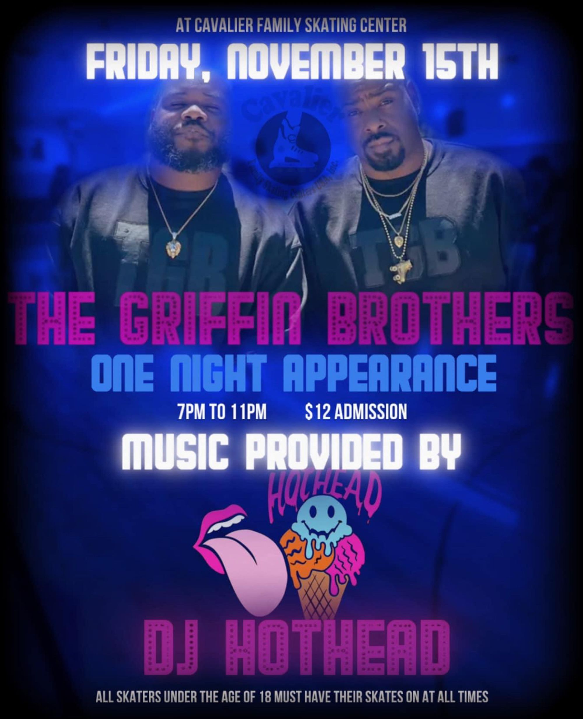 Griffin Brothers w/ DJ Hothead on Friday!