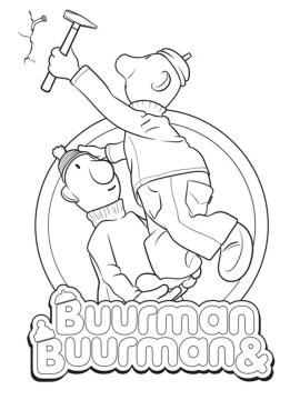 buurman en buurman kleurplaat