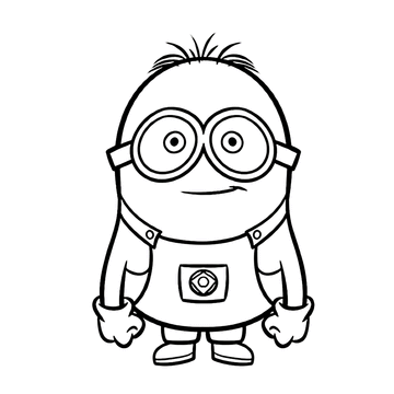 minion kleurplaten