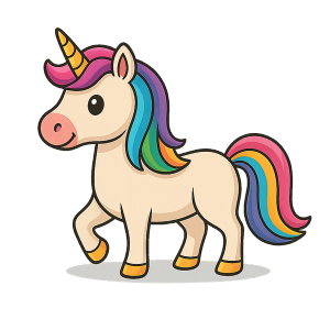 Unicorn kleurplaten