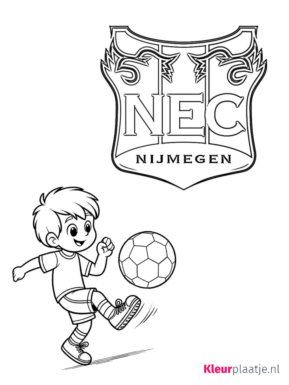 kleurplaat NEC nijmegen