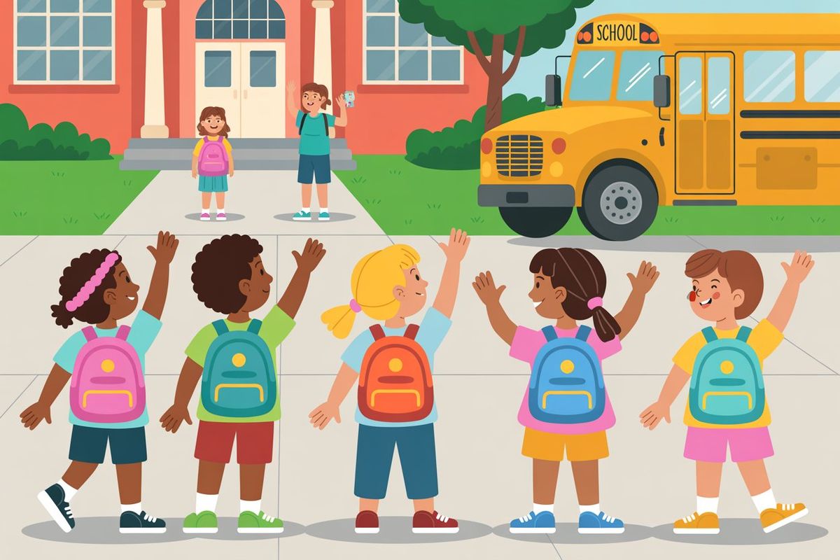 Zo maak je de eerste schooldag extra speciaal (en een beetje minder spannend) — illustratie