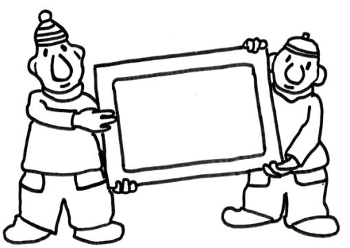 Buurman en buurman schilderij