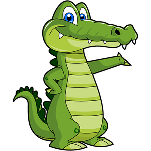 Krokodil kleurplaten
