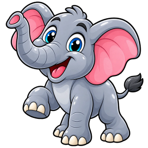 Olifant kleurplaten