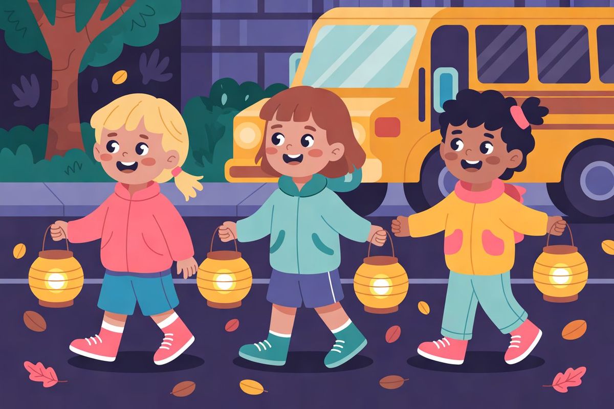 Zelf een lampion maken voor Sint Maarten — illustratie