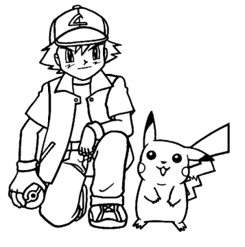 Pokemon kleurplaat