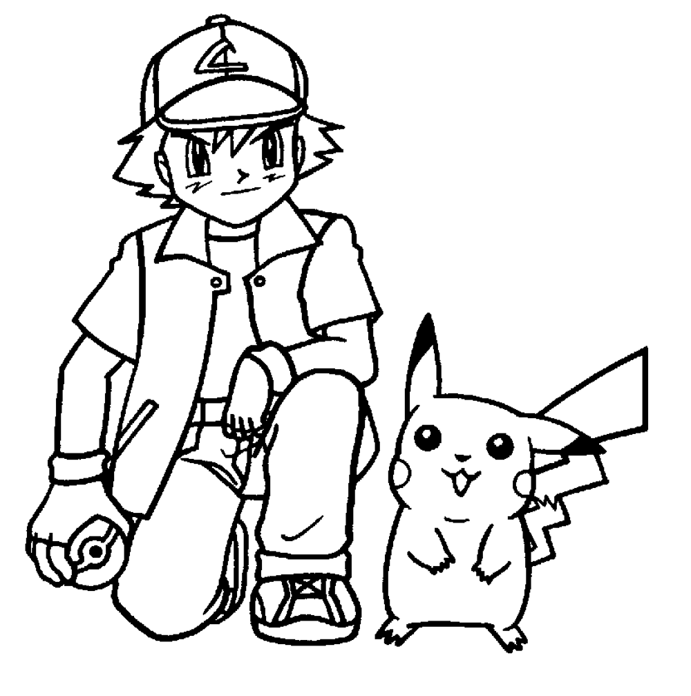 Pokemon kleurplaat