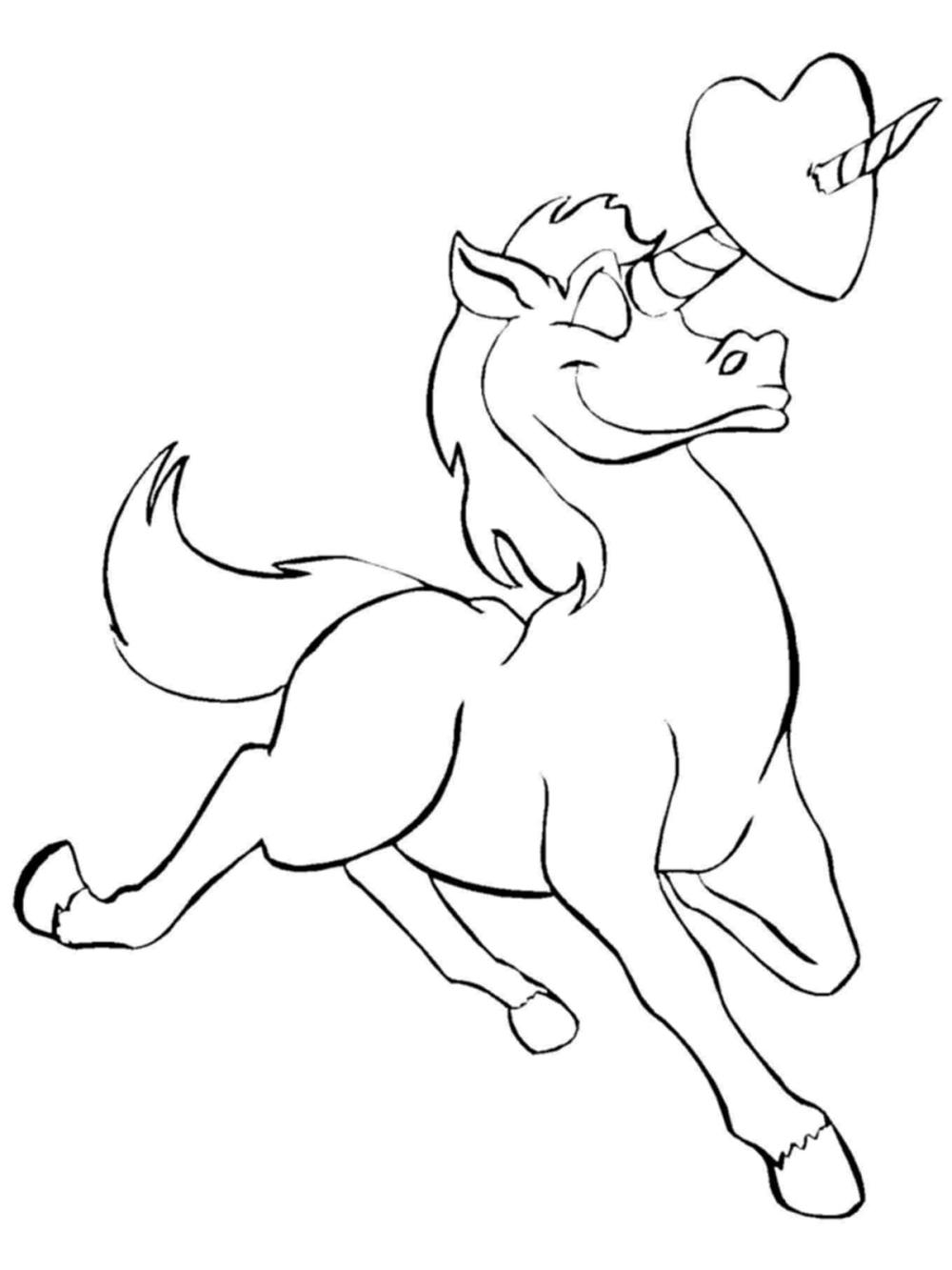 kleurplaat valentijnsdag unicorn