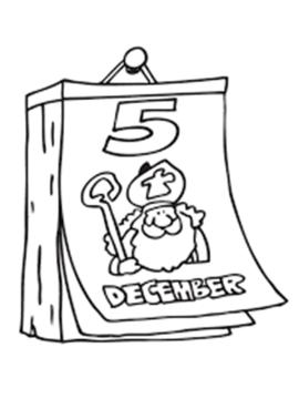 5 december kleurplaat
