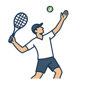 Tennis kleurplaten