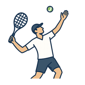 Tennis kleurplaten