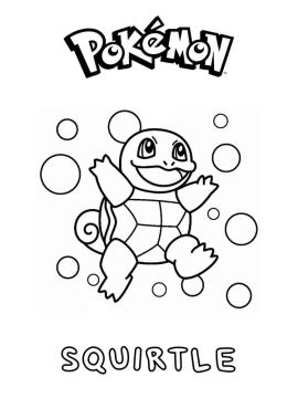 pokemon kleurplaat squirtle