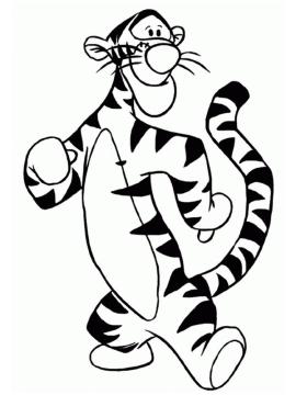 kleurplaat tijgertje uit winnie de poeh