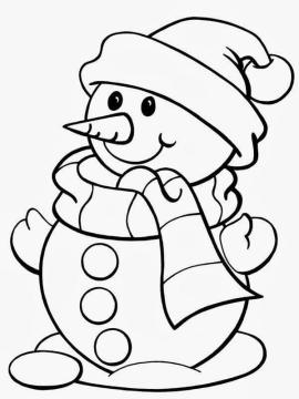 sneerman kerstmuts kleurplaat