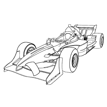 Formule 1 kleurplaat