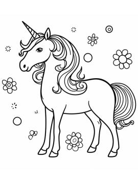 kleurlaat van een unicorn