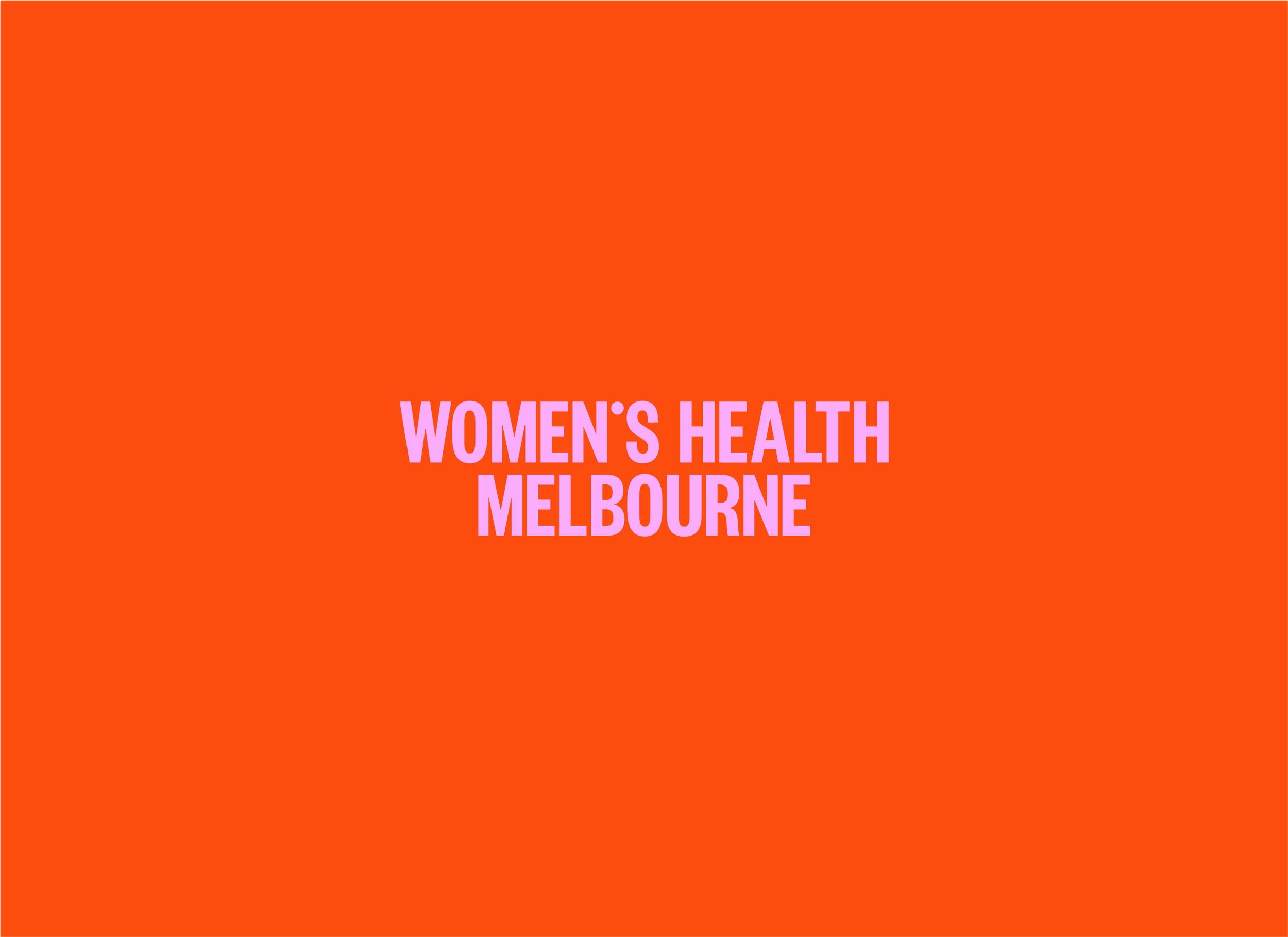Women’s Health Melbourne A Friend of Mine