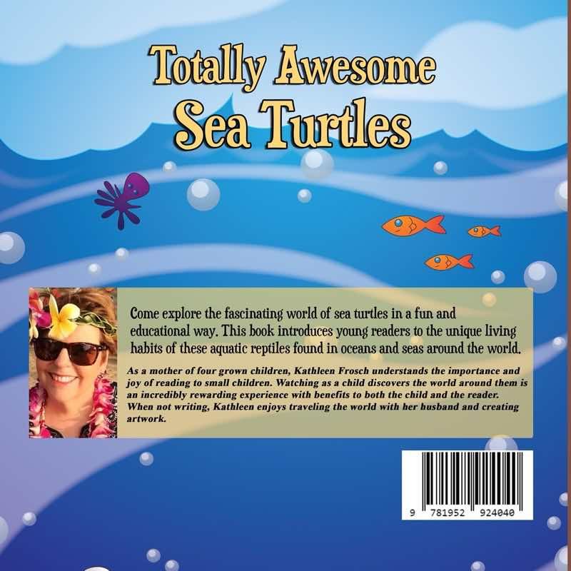 Totally Awesome Sea Turtles back cover