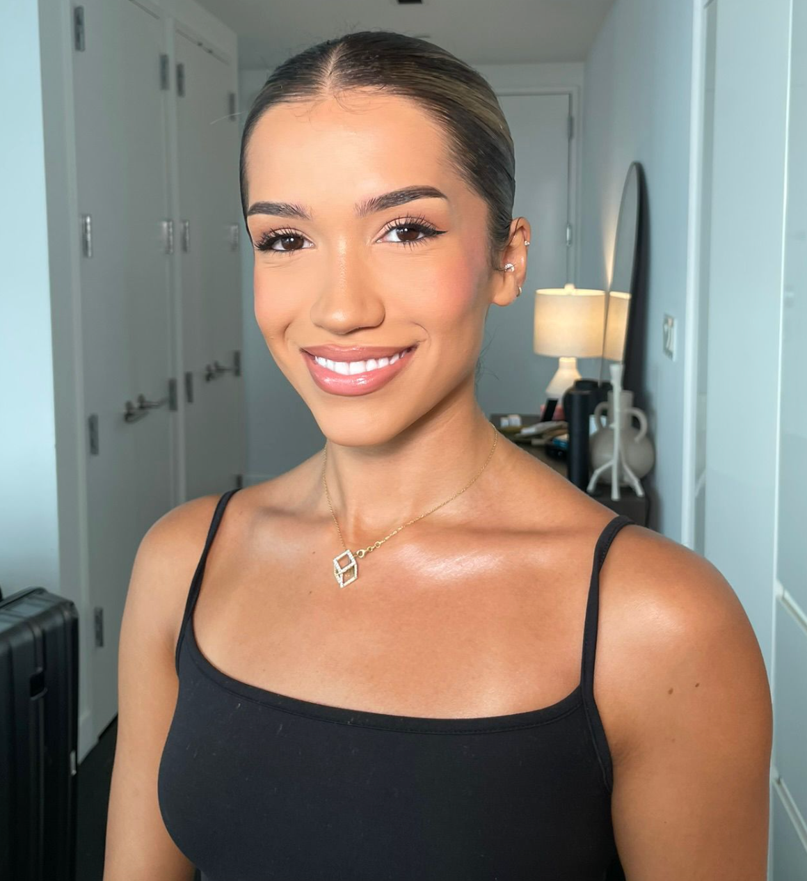 a masterclass in matte - sarah ahmed’s skin-first makeup