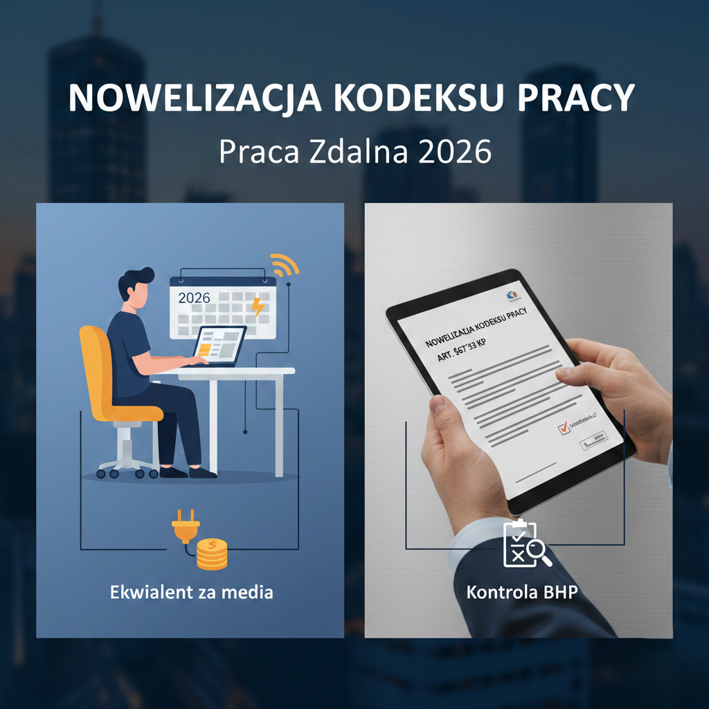 Nowelizacja Kodeksu Pracy: Co musisz wiedzieć o pracy zdalnej w 2026 roku?