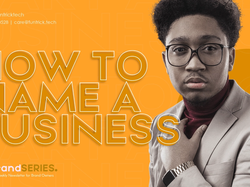 How To Name A Business