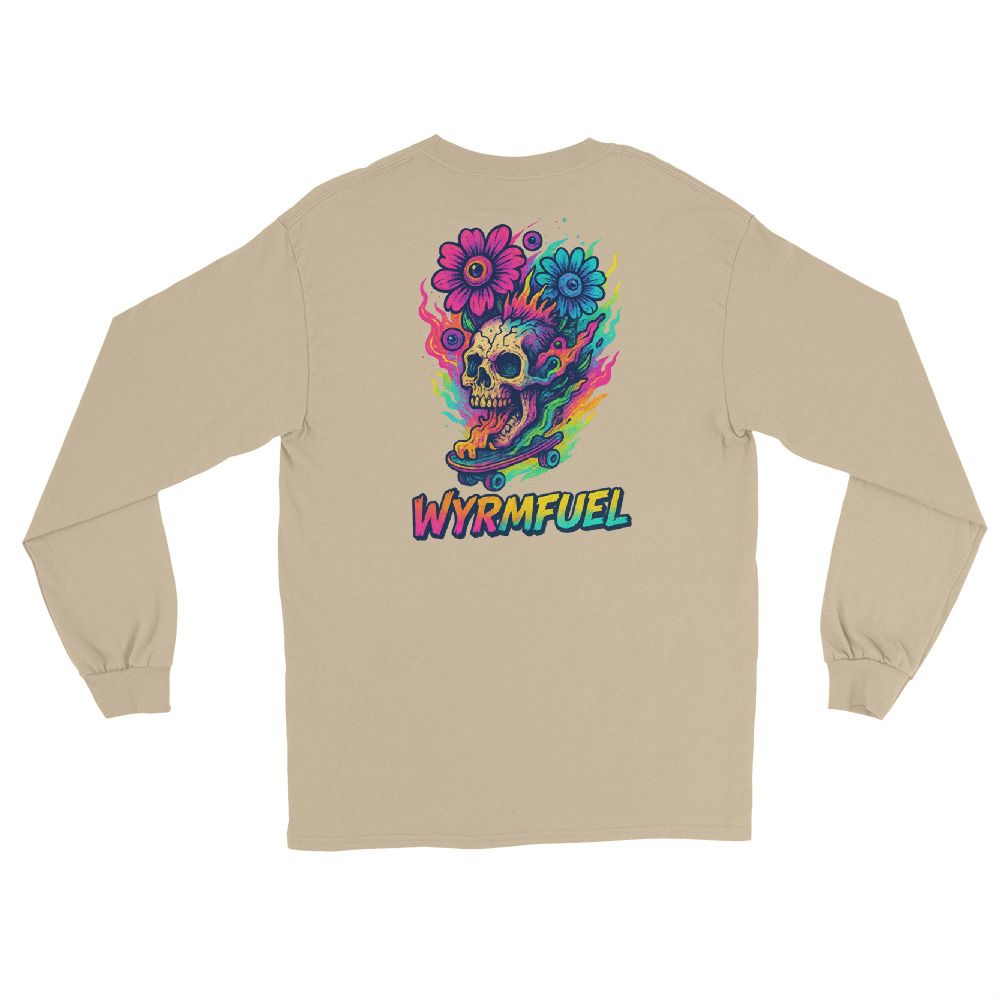 Skull Bloom Long Sleeve back
