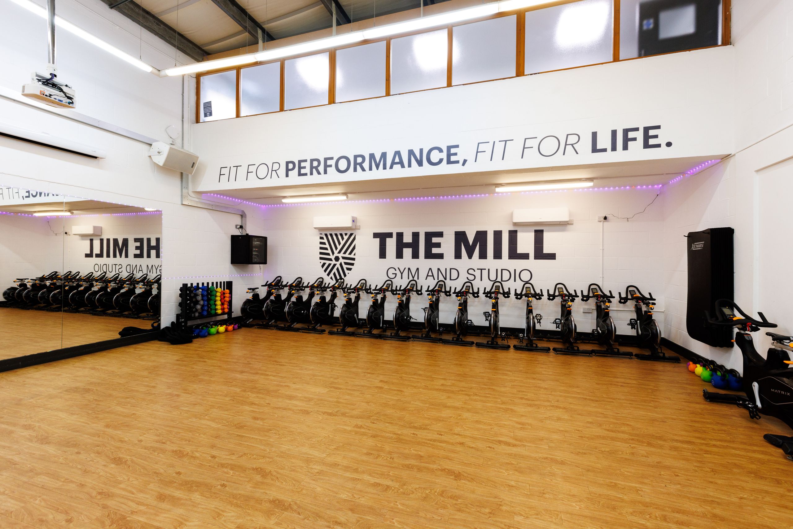 Inside The Mill Gym and Studio 