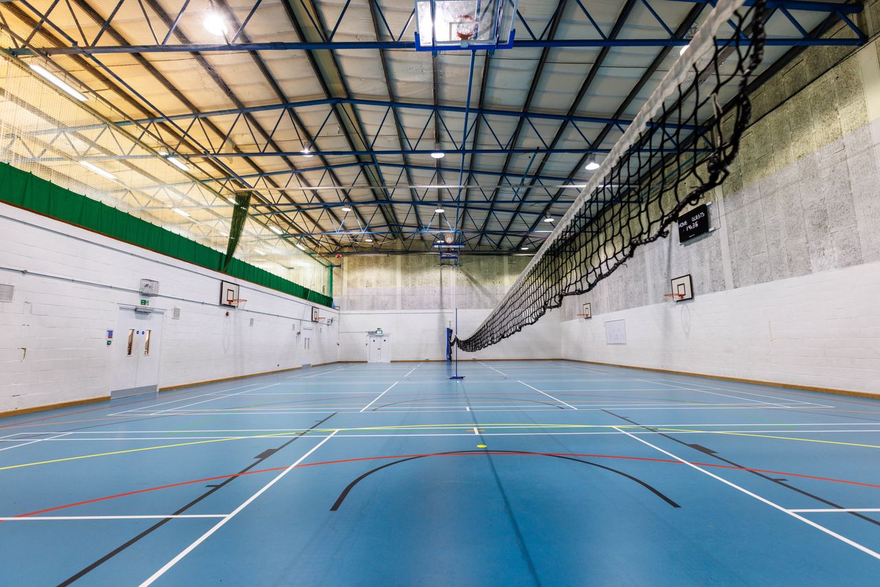 Image of an indoors sports hall 
