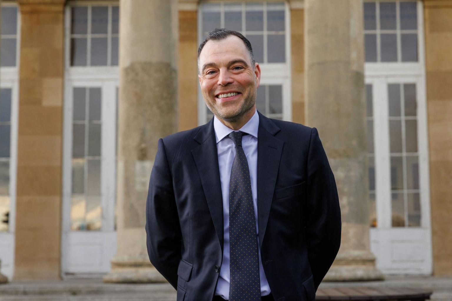 Image of David Benson, the new Head for Mill Hill School 