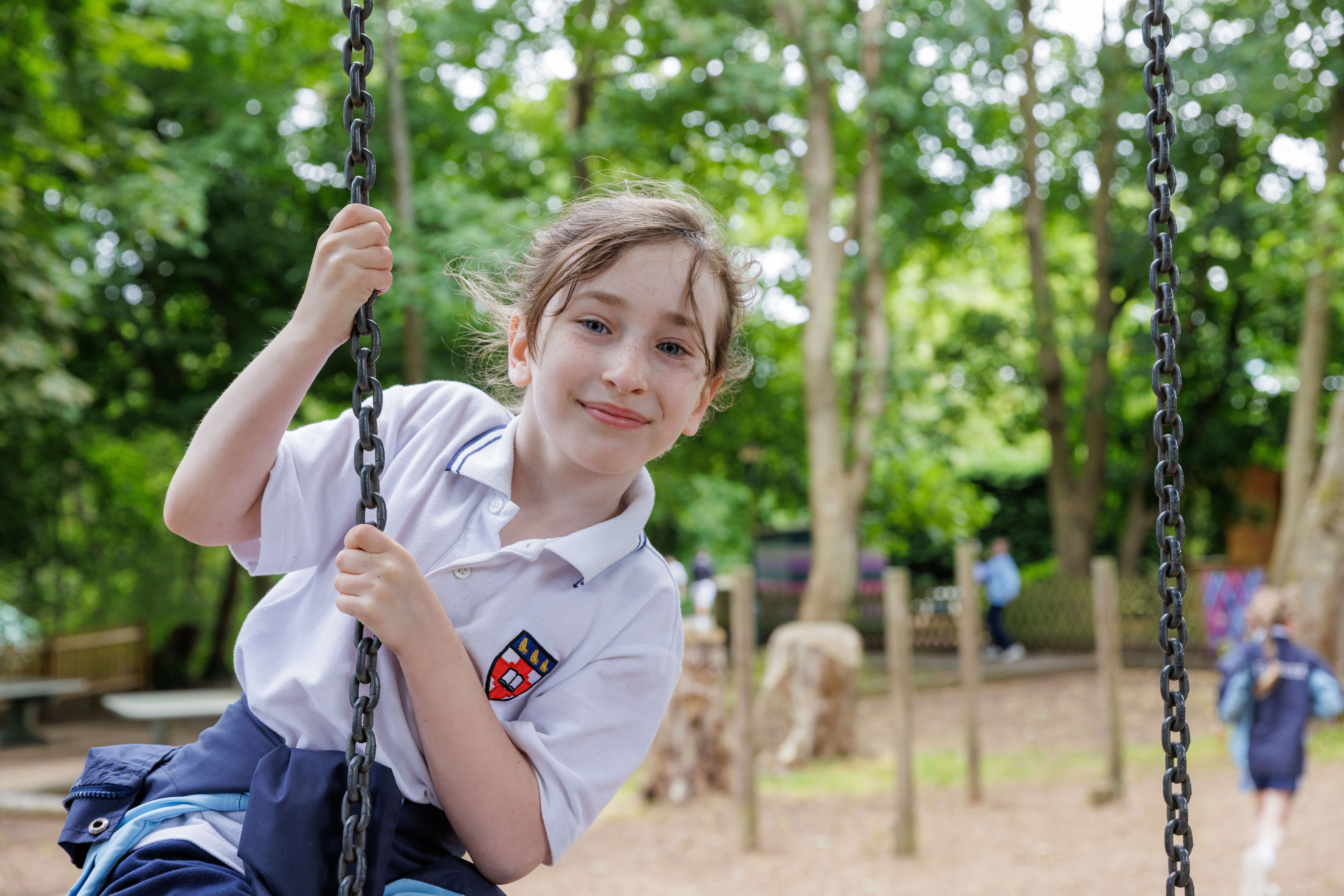 Image of a smiling girl 