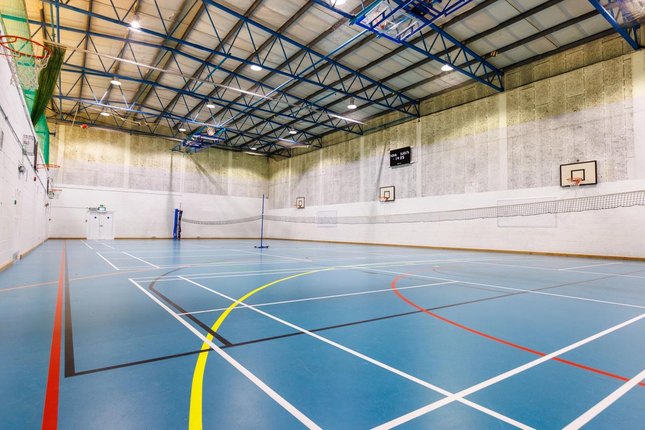 Image of an indoors sports hall 