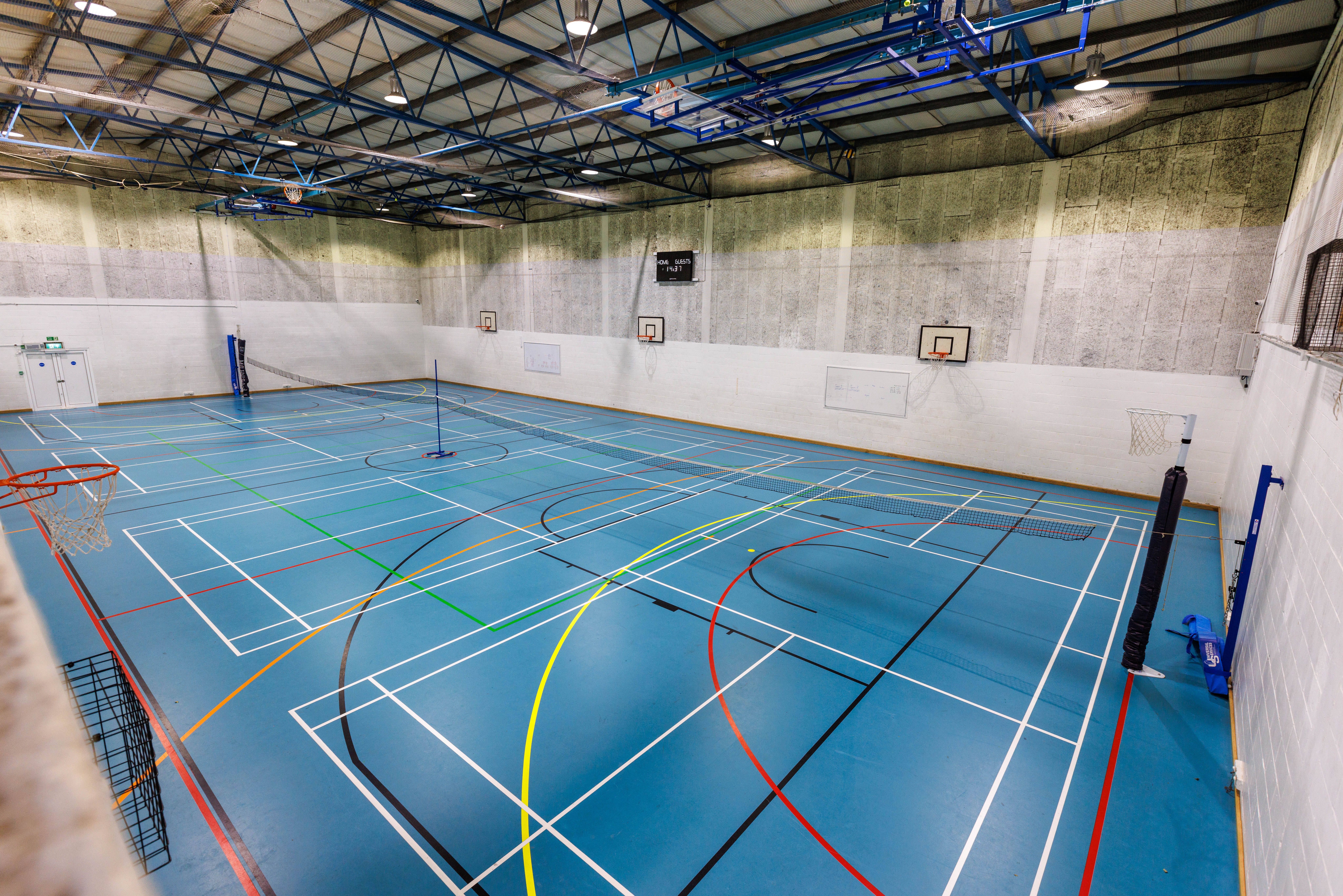 Image of an indoors sports hall 