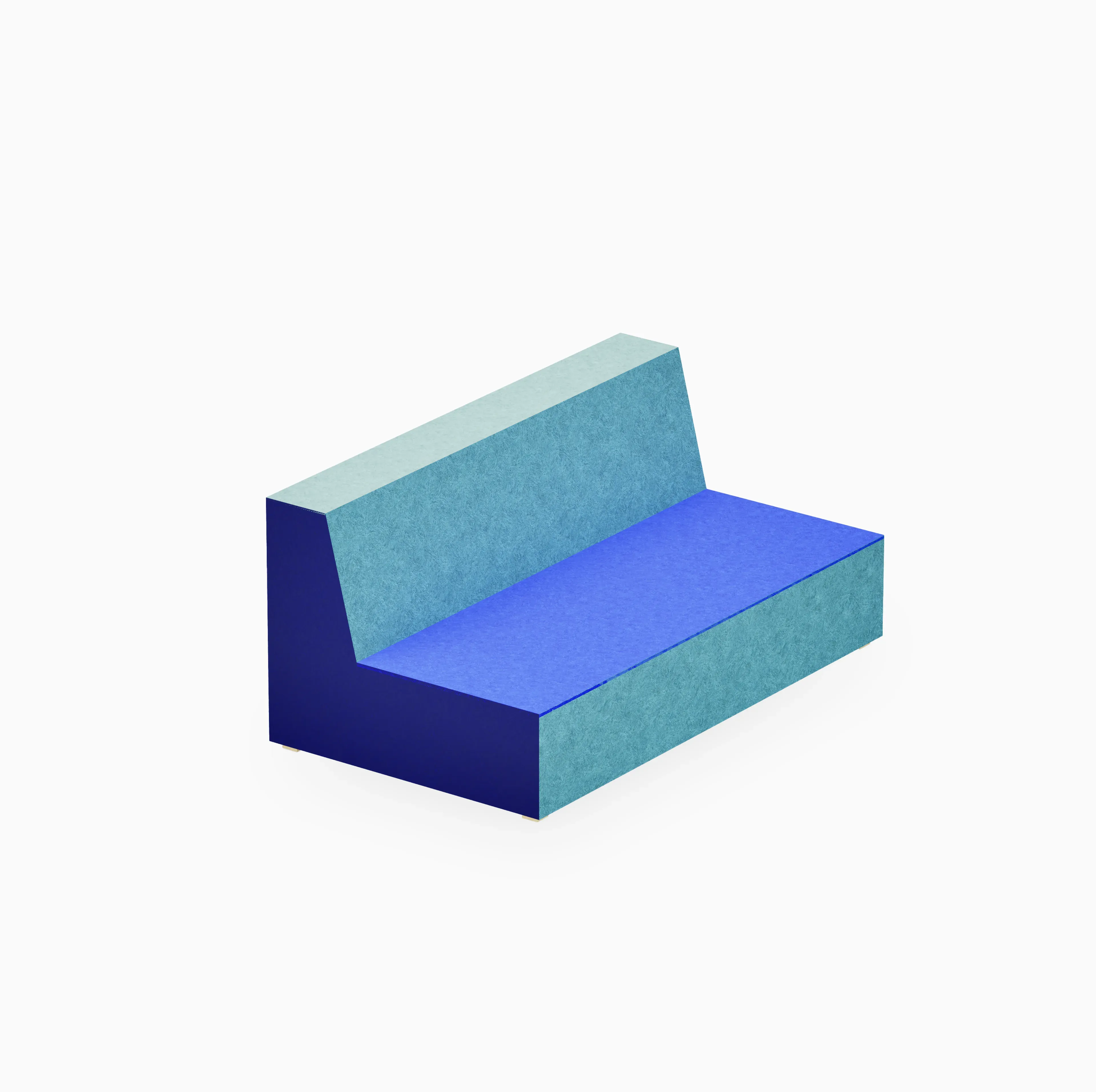 Edge Sofa - Bleu Multi - Avant