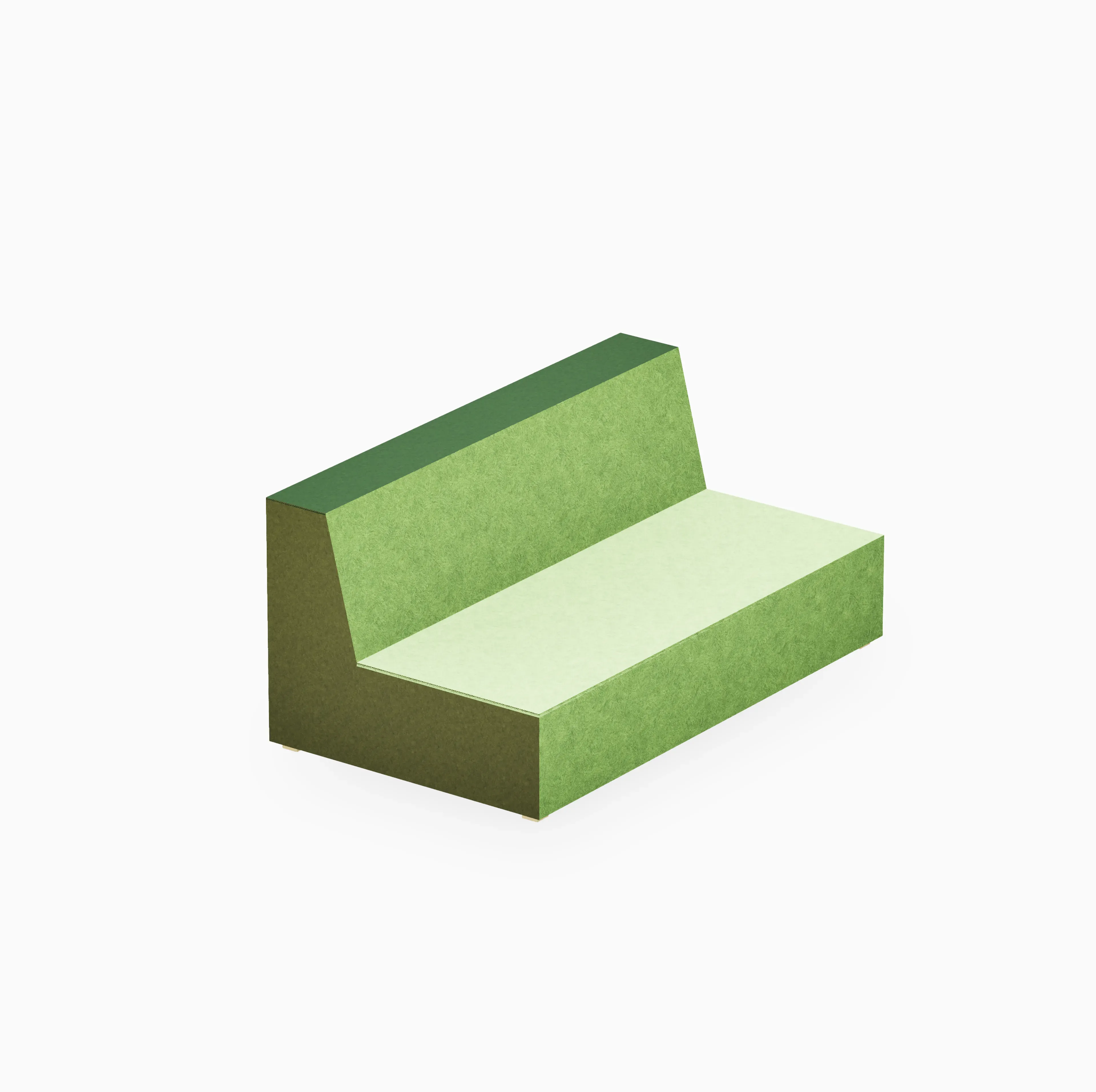 Edge Sofa - Vert Multi - Avant