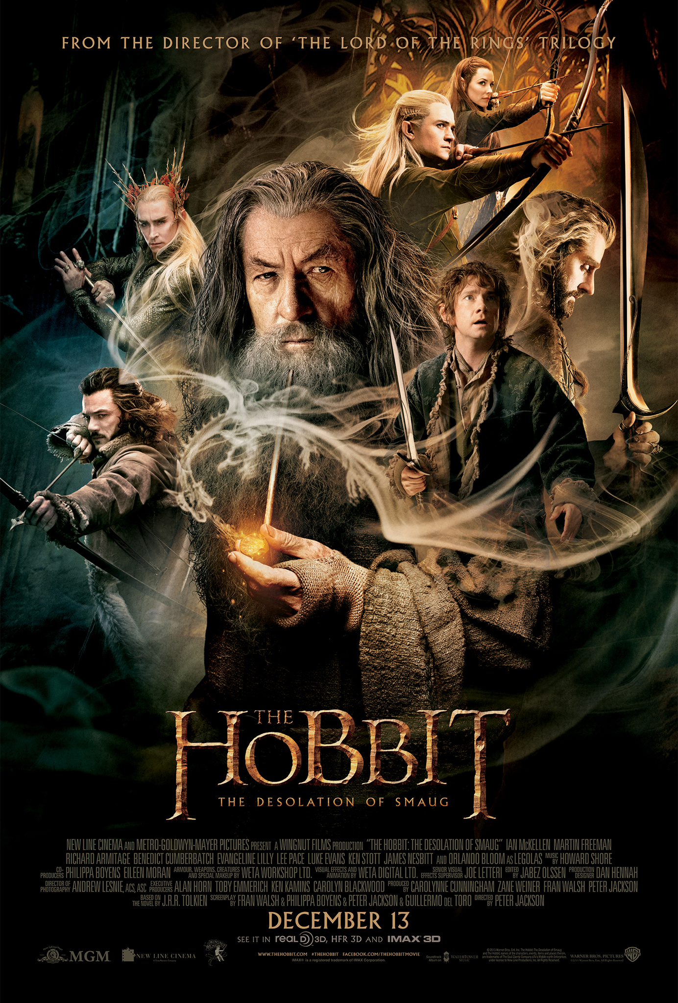 The Hobbit: The Desolation of Smaug movie poster